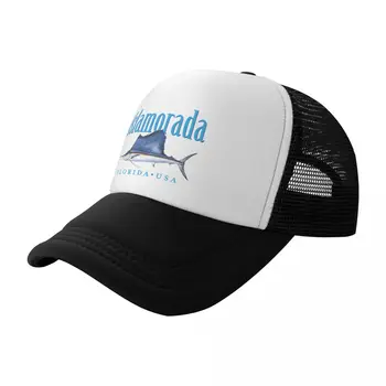 Бейзболна шапка Islamorada Florida Keys с риба-платно, капачката на шофьор на камион, Солнцезащитная шапка за ръгби, дизайнерски мъжка шапка, Дамски
