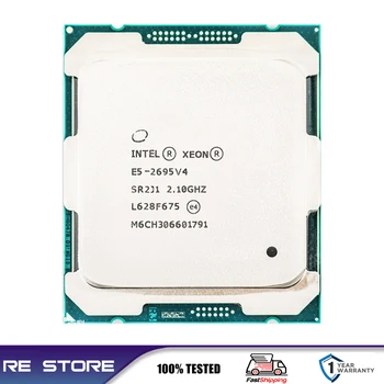 Използван процесор Intel Xeon E5 2695 V4 E5 2695V4 2.1ghz 18 Ядра 45 М 120 Вата на 14-нм Сървърен процесор в LGA 2011-3