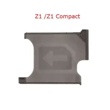 GZM-резервни части, 200 бр./лот, Притежателят на Тавата за sim-карти, Слот за Sony Xperia Z, Z1 Z1 Compact Z2 Z3 Z3 Mini Z4 Z5, компактен Тава за Sim-карти
