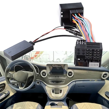 Адаптер за кола аудиокабеля AUX вход, съвместим с Bluetooth 5.0, аксесоари за автомобилна електроника Benz W169 W209 W164