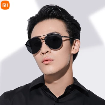 Слънчеви очила Xiaomi Mijia Luke UV400 Защита от ултравиолетовите слънчеви очила от авиационен сплав mg за мъже и жени, необходими за пътуване, намаляват въздействието на ултравиолетовите