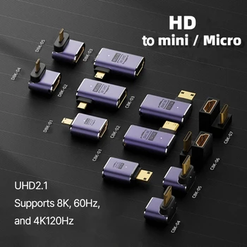 Метален адаптер Micro USB-Male за по-бързо прехвърляне на данни, конвертор за зареждане на таблет, телефон, Лаптоп