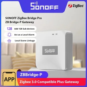 SONOFF ZBBridge-P Мостово комутатор Zigbee, gateway ZigBee3.0, управление на множество устройства чрез eWeLink, Гласов контрол чрез Алекса Google Home