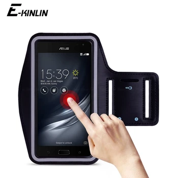 Спортна тренировка, бягане, колоездене, чанта за фитнес, чанта за телефон Asus ZenFone ROG Phone 7 6D 6 II 3 5 5 Pro, калъф-превръзка на ръката