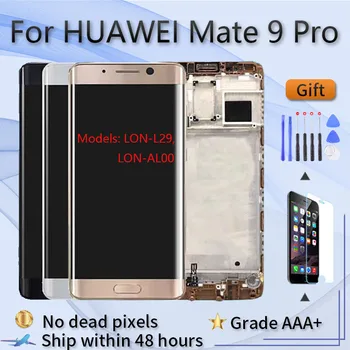 За HUAWEI Капитан 9 Pro версия на LON-L29 AL00 OLED LCD екран възли с докосване на стъклото на предния панел, оригинален черното злато
