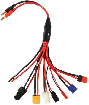 RC Lipo Зарядно устройство адаптер Конектор-сплитер кабели 8 в 1 