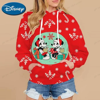Нов модерен пуловер Disney, мъжки дрехи, есенна градинска дрехи с 3D принтом, дамски hoody с Мини маус Мики, страхотна hoody за момчета и момичета