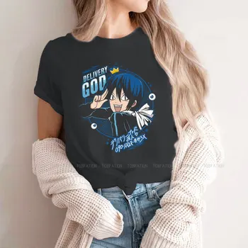 Noragami Tenjin Manga Girls тениска Доставка God Класически дамски блузи Harajuku Kawaii Тениски Дамски 4XL Оверсайз тениска