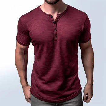 Брандираната качествена мъжка тениска с кръгло деколте, модерен дизайн, дебнещ обикновена тениски, мъжки блузи, тениски, тениски с къс ръкав за мъже