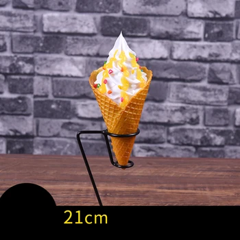 Реалистична имитация украса на сладолед свеж модел сладолед група Фалшива модел подпори за десерти и закуски