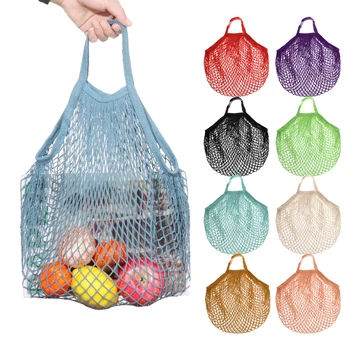Горещи Модни окото чанта за Еднократна употреба съхранение Чанта-тоут, Мрежести торбички-костенурки, Чанти за пазаруване, Преносима чанта за защита на околната среда от плодове
