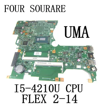 За lenovo FLEX 2-14 дънна Платка на лаптоп FLEX 2 14 с процесор I5-4210U 448.00X01.0011 13281-1 дънна Платка UMA