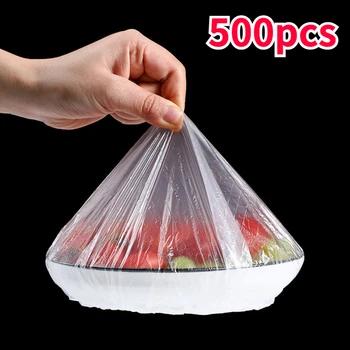 200 бр. от плодове, докато зеленчуците: Съхранявайте свежестта на продуктите с помощта на еластични пластмасови опаковки и хранителни опаковки, Saran Обвивка