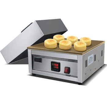 Търговска цифров пулт с една глава, антипригарный 220 В, електрически Дораяки Пекар, Блинница, суфле, машина за готвене на вафли
