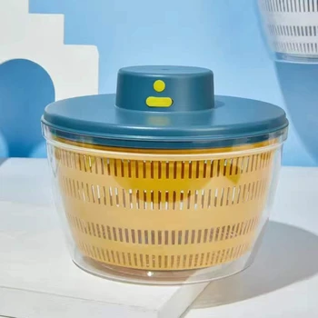 Електрическа сливная кошница за зеленчуци и плодове, пластмасов домашна мини-сешоар, кухненски инструмент, 10 секунди, за да сливи