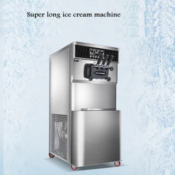 Най-популярната Корейска машина за мек сладолед Super Long 32cm С предварително охлаждане въздушно помпа Mix Flavor FREE CFR МОРЕ
