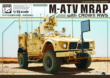 PANDA HOBBY PH35007 M-ATV-MRAP в мащаб 1/35 с набор от пластмасови модели crowII RWS