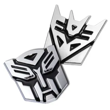 Автомобилен Стайлинг 3D Алуминий метален Логото на Autobot-Трансформери, автомобилни Стикери, Емблема, икона, Стикер на опашката за Украса за кола, Аксесоари
