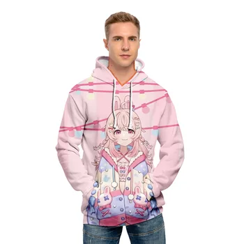Качулки Pipkin Pippa с принтом novely cartoon graphic sweatshirt ежедневни блузи swearshirt градинска облекло в стил поп и хип-хоп качулки