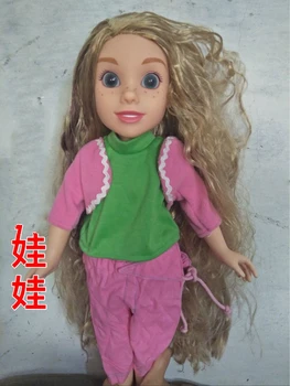 50 см-Големи сладки симулационни стъклени очи Bjd Принцеса салонная кукла направи си Сам Игри къща Кукла-бебе играчка, Подарък за децата на рожден Ден