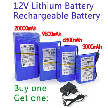 2022 100% оригинален защитен заряд dc 12v 20000mah литиево-йонна батерия супер акумулаторна литиево-йонна батерия безплатна доставка