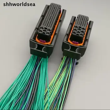 shhworldsea авто 40P + 81 P конектор кабели кабели на двигателя/121P 121 ПИН 1J0 906 385C 038 906 379B теглене кабели за компютърна платка