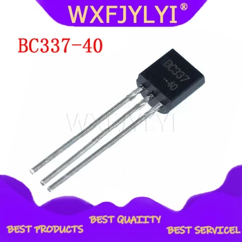 100ШТ BC337-40 TO92 BC337 TO-92 NPN транзистор с общо предназначение нов и оригинален IC