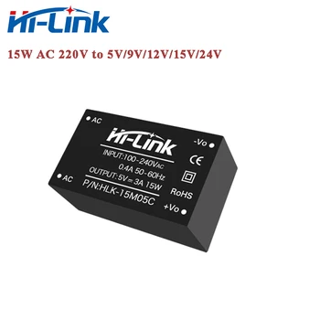 Безплатна доставка Hi-Link HLK-15M05C, нов модул, ac dc 15 W, 220-5 В изходния конвертор, стъпка надолу трансформатор