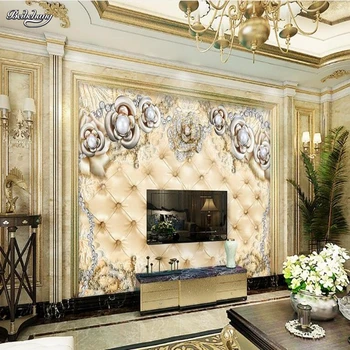 beibehang, изработени по поръчка голям стенопис, европейски луксозни 3D декорация, фонова стена, тапети, нетъкан papel de parede para quarto