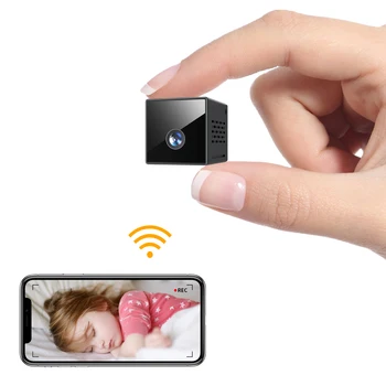 Мини-Квадратна Камера, Wifi Сигурност CameraProtection 1080P Камера Smart Home Безжична Камера