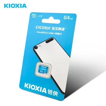KIOXIA и Високоскоростна Флаш карта, Microsd Exceria 32 GB 64 GB Full HD microSDHC microSDXC U1 UHS-I Карта с Памет TF за Телефон