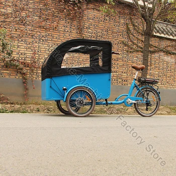 Модерен дизайн, 3-колесни електрически товари на камиони, триколки, крак товарен велосипед За деца, триколки за превоз на товари