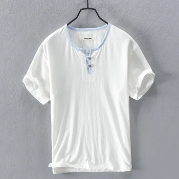 Suehaiwe's style, нова марка, италианската бельо тениска мъжка лятна бяла тениска за мъже, ежедневни модна тениска мъжка риза camiseta