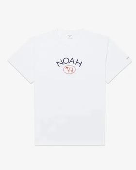 Топ-версия на Класическа тениска NOAH с принтом коня и кръст, за мъже и жени, размерът на ЕС, 100% памук, тениски, NOAH, хип-хоп