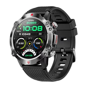 Смарт часовници KR10, модерни спортни часовници на открито, три защита, умен часовник с голям екран 1,39 инча, фитнес следи с дълъг живот на батерията