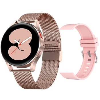 Дамски smart-часовници, мъжки Bluetooth разговори, водоустойчив Фитнес гривна с сърдечния ритъм, спортни кръгли умни часовници за Android и IOS