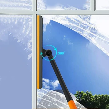 Четка за почистване на прозорците ни Многофункционална Четка за Миене на прозорци Силикон Скрубер за душ За баня Домакински почистващи препарати
