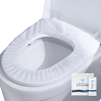 Калъфи за седалките на тоалетната чиния за Еднократна употреба водоустойчив 10/50 опаковки за възрастни, пътни принадлежности за обществените тоалетни, Билети, Къмпинг