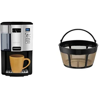 Програмируема машина DCC-3000 Coffee-on-Demand на 12 чаши, Филтър за Кафе Black & GTF-летище B Gold, Кошница за пазаруване, Мелница за чеп