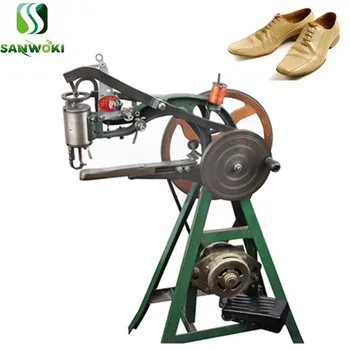 Електрическа или ръчна машина за ремонт на обувки, машина за кръпки кожа, индустриални шевни машини за производство на обувки, машина за поправка на обувки