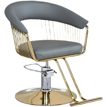Grooming специални подемни стол за подстригване, табуретка, Обзавеждане за търговски салон, многофункционална фризьорски стол известни личности
