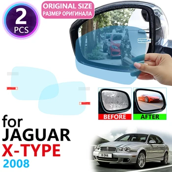 за Jaguar X-Type X Type XType 2008 Пълно Покритие на Огледалата за обратно виждане, Фарове за Филма Непромокаемая Противотуманная Фолио Фолио Чисти Автомобилни Аксесоари