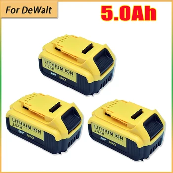 НОВА батерия за електрически инструменти 20V 5000mAh Max за DeWalt DCB184 DCB181 DCB182 DCB200 20V 3А 5А 5А 6А 18Volt DeWalt Инструменти Battery