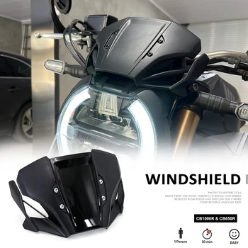 На предното Стъкло на Мотоциклет За HONDA CB650R CB1000R CB 650 1000 R Аксесоари Обтекател на Предното Стъкло, ABS Ветрозащитный Дефлектор 2018-2022