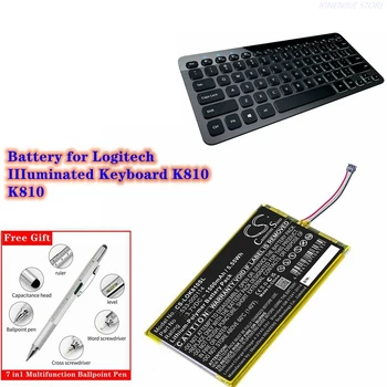 CS Батерия 3,7 В/1500 mah 533-000114 за Logitech II с подсветка на клавиатурата K810