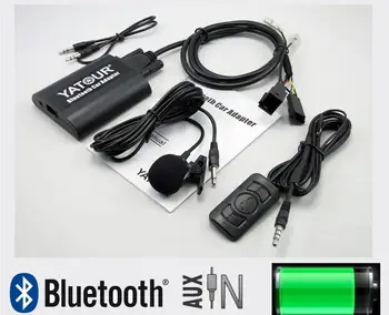 Yatour авто аудио система, Bluetooth комплект с дистанционно управление за BMW конектор на багажника 3pin + 6pin радио